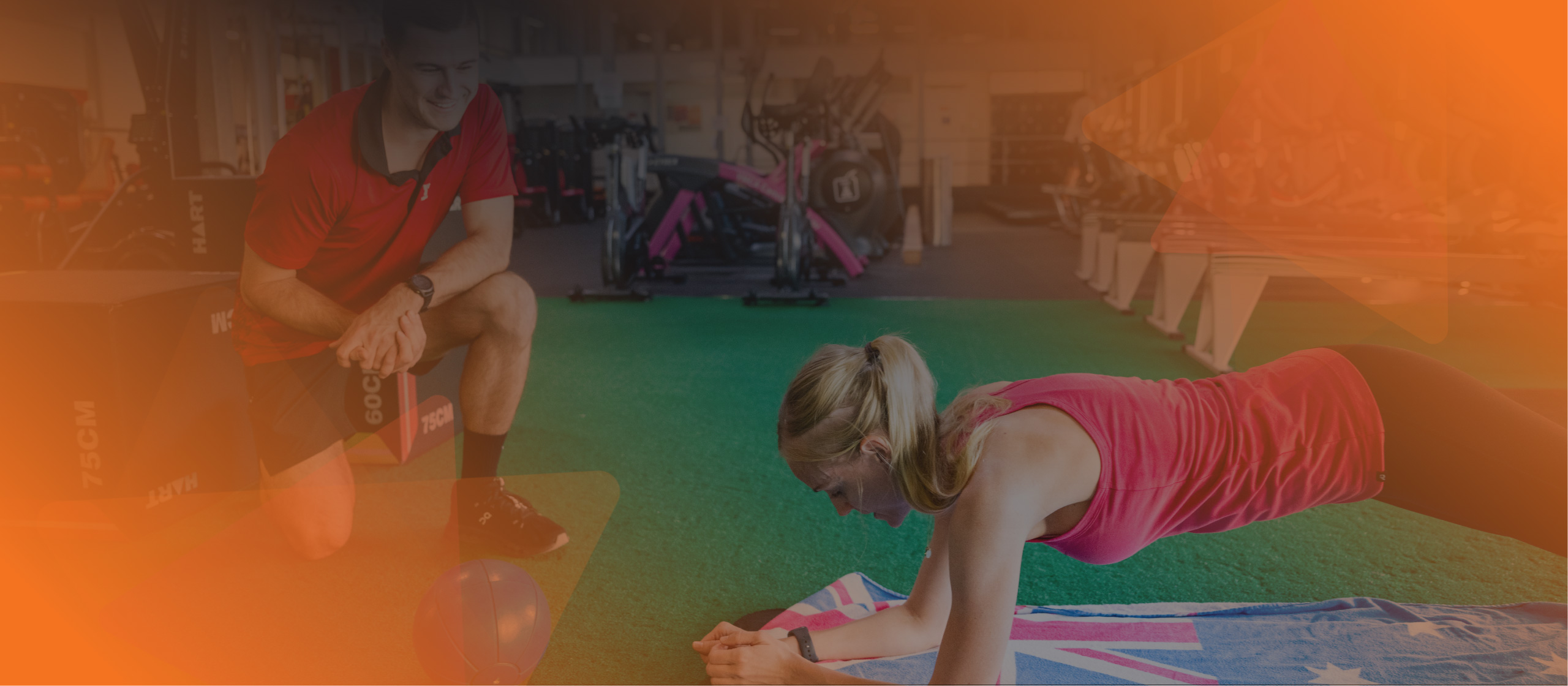 Group fitness class at YMCA gym, Brisbane